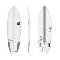 Mobile Preview: Surfboard TORQ TEC Fish 6.4