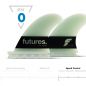 Mobile Preview: FUTURES Fins Big Wave Quad Set G Lopez 4.00 G10