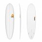 Mobile Preview: Surfboard TORQ Epoxy TET 7.4 V+ Funboard Pinlines