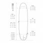 Mobile Preview: ROAM Boardbag Surfboard Daylight Long PLUS 9.2