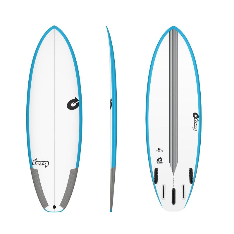 Surfboard TORQ TEC PG-R 5.8 Rail blue