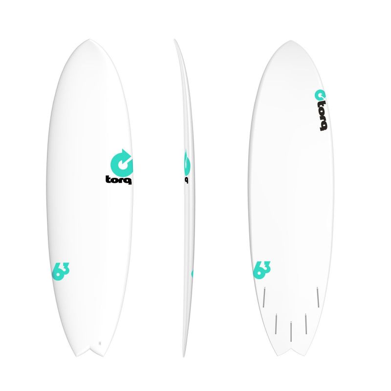Surfboard TORQ Epoxy TET RT 6.3 Fish RENTAL