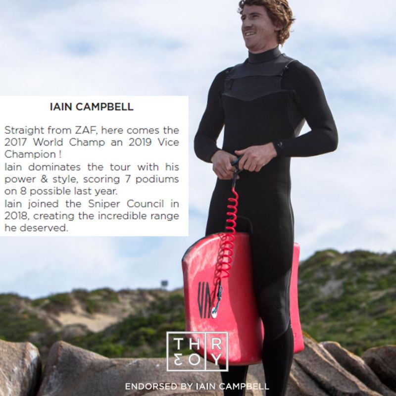 SNIPER Bodyboard Ian Campbell Pro Theory PP 41 blk