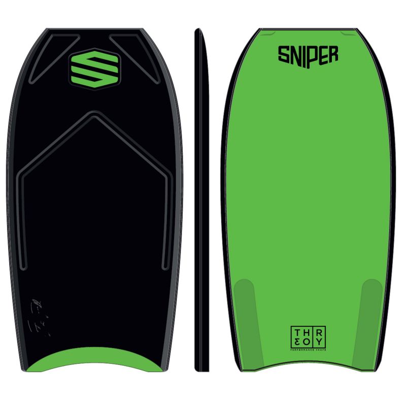 SNIPER Bodyboard Ian Campbell Pro Theory PP 42 blk