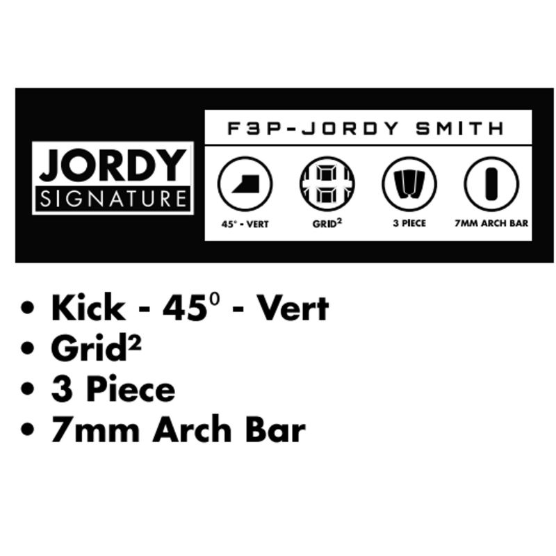 FUTURES Traction Pad Surfboard Footpad  3pc Jordy