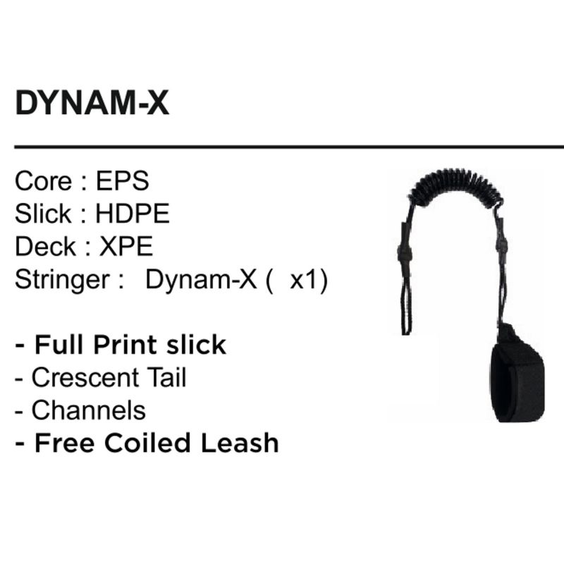 FLOOD Bodyboard Dynamx Stringer 41 Yellow Palm II