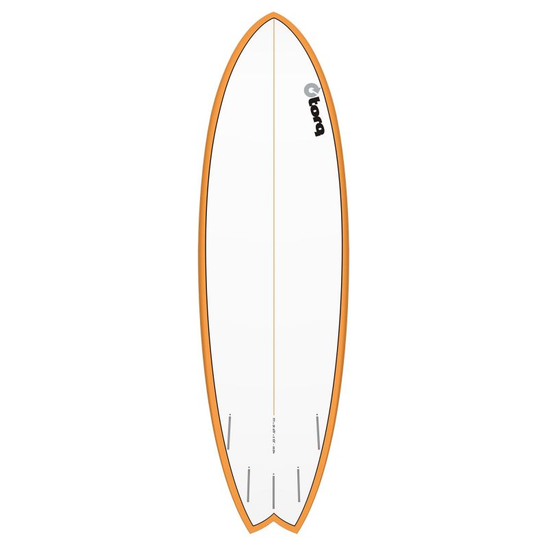 Surfboard TORQ Epoxy TET 5.11 Fish OrangeRail