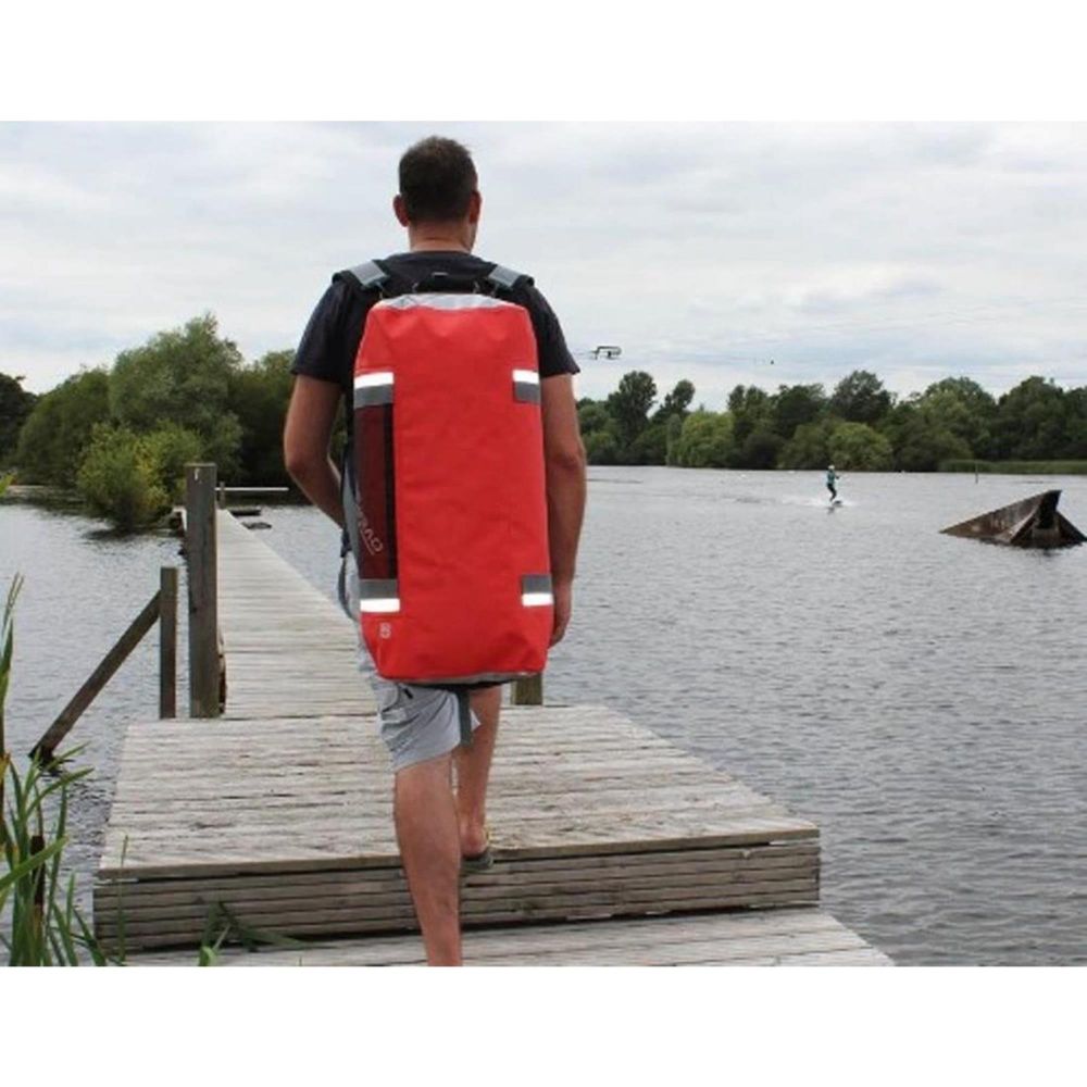 Overboard Waterproof Duffel Pro Bag 60 Lit Red