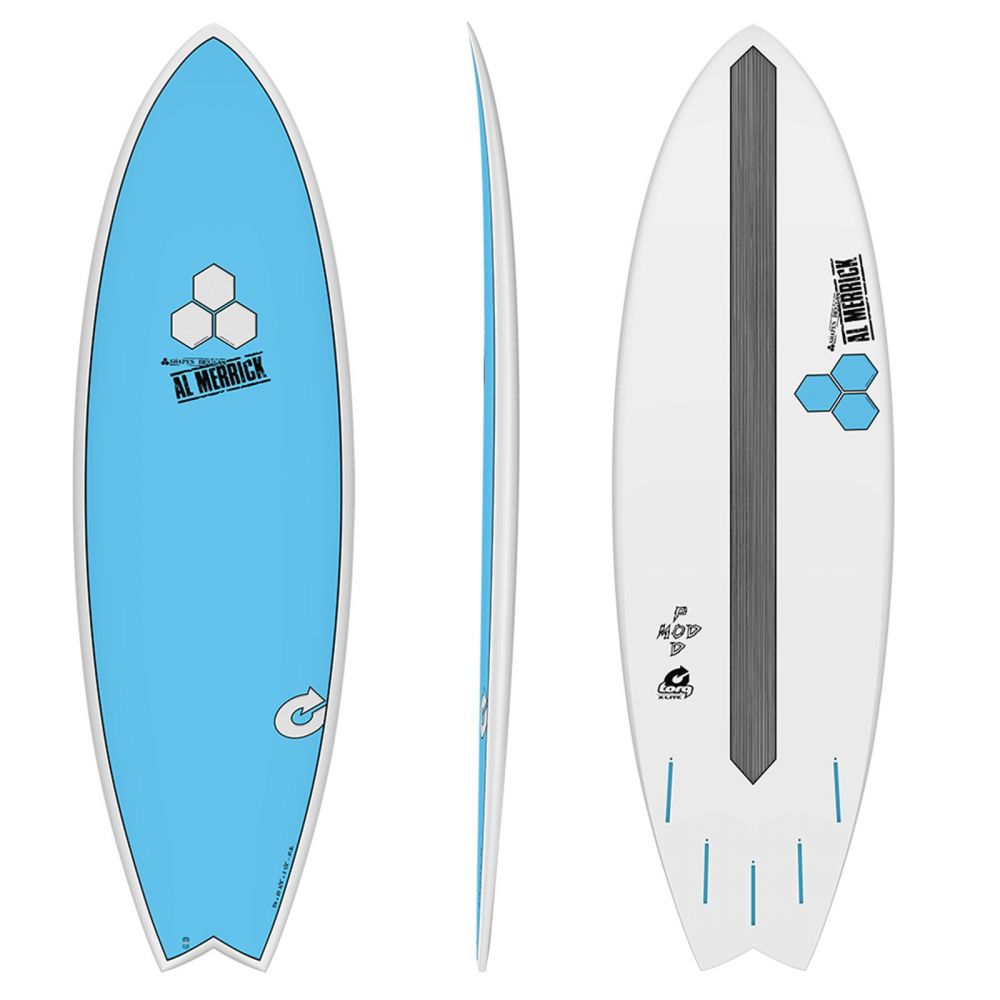 Surfboard CHANNEL ISLANDS X-lite Pod Mod 5.6 blue