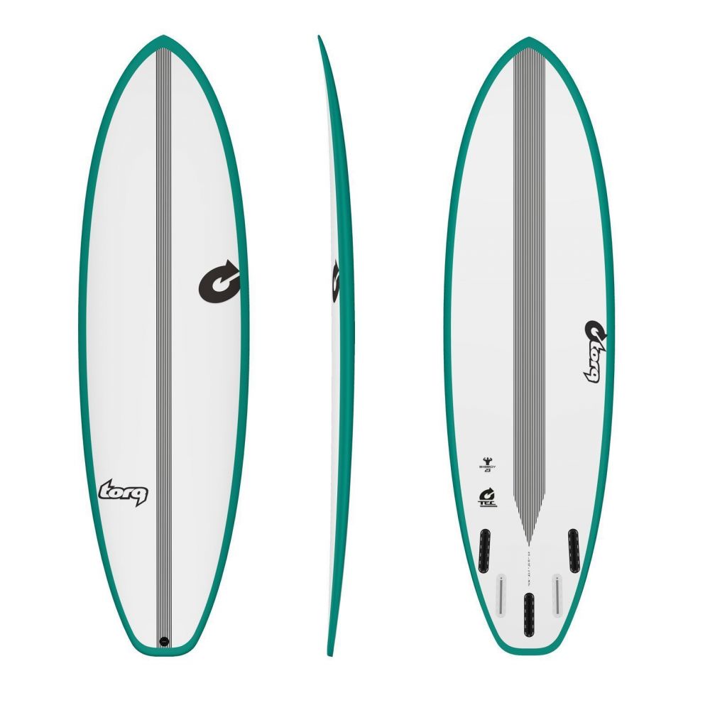 Surfboard TORQ TEC BigBoy23  6.6 rail green