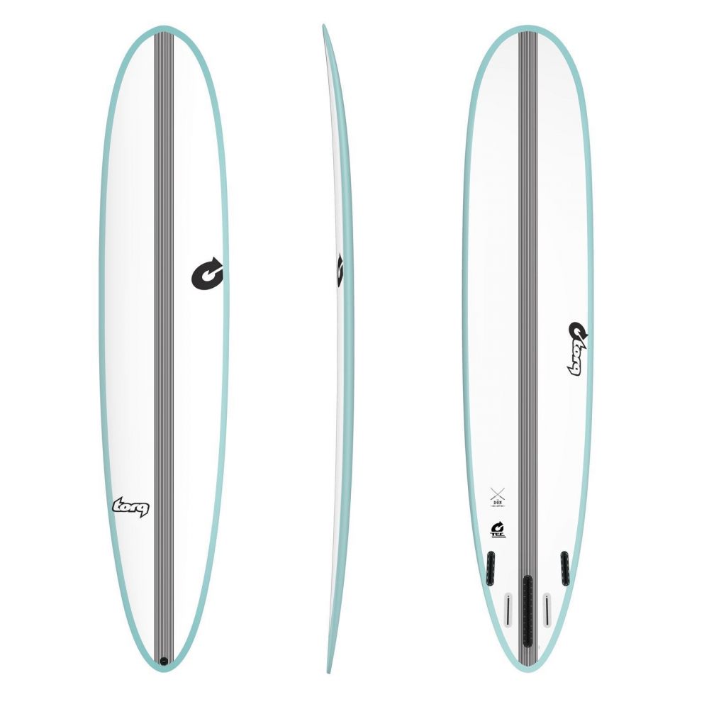 Surfboard TORQ Epoxy TEC The Don HP 9.1 rail green
