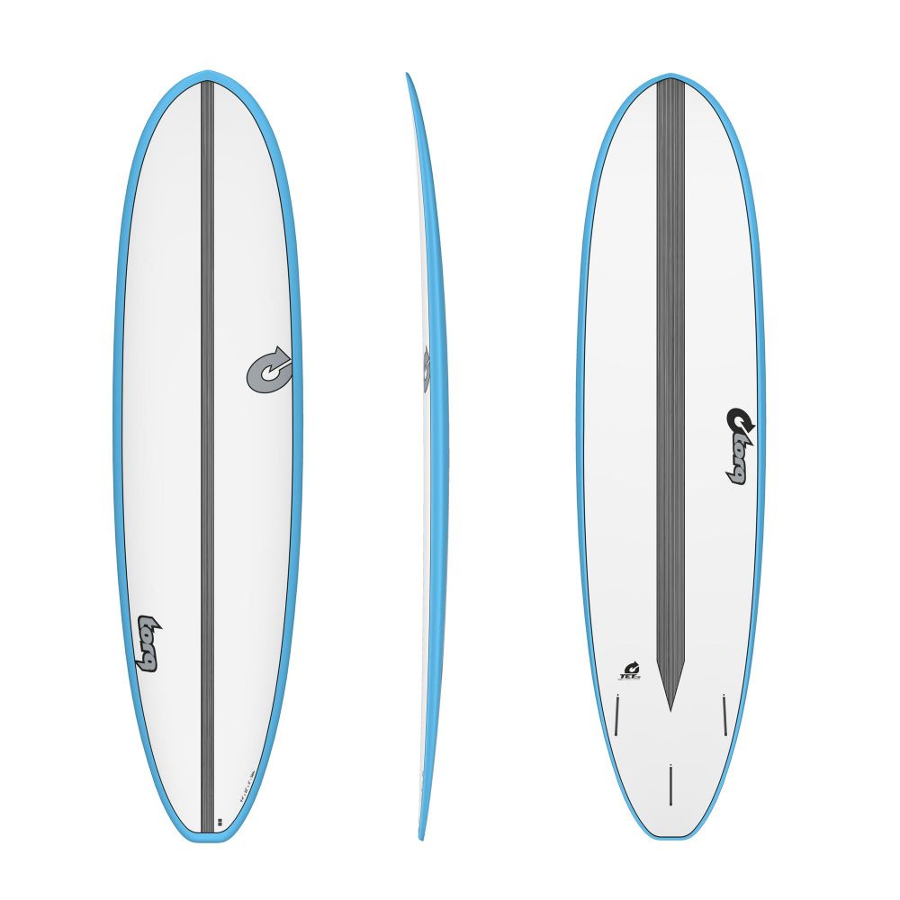 Surfboard TORQ Epoxy TET 7.4 V+ Fun Carbon Blue