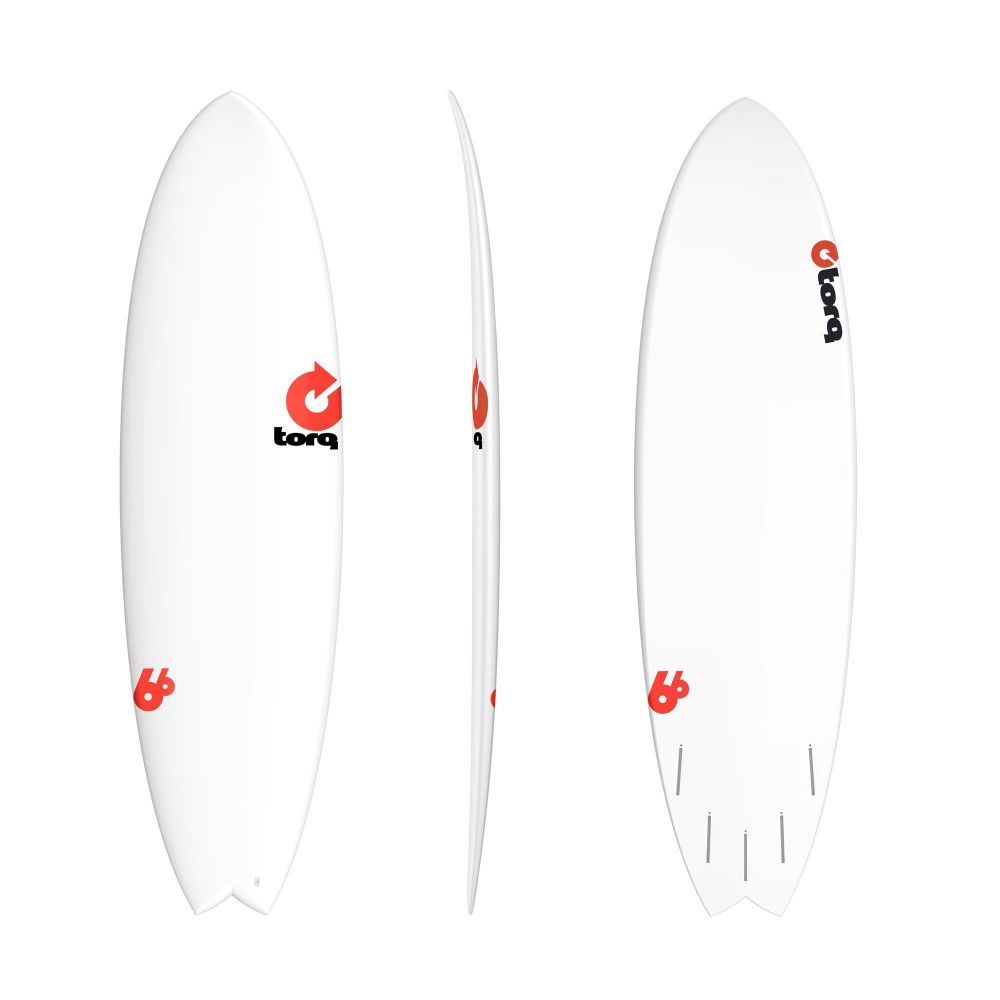 Surfboard TORQ Epoxy TET RT 6.6 Fish RENTAL
