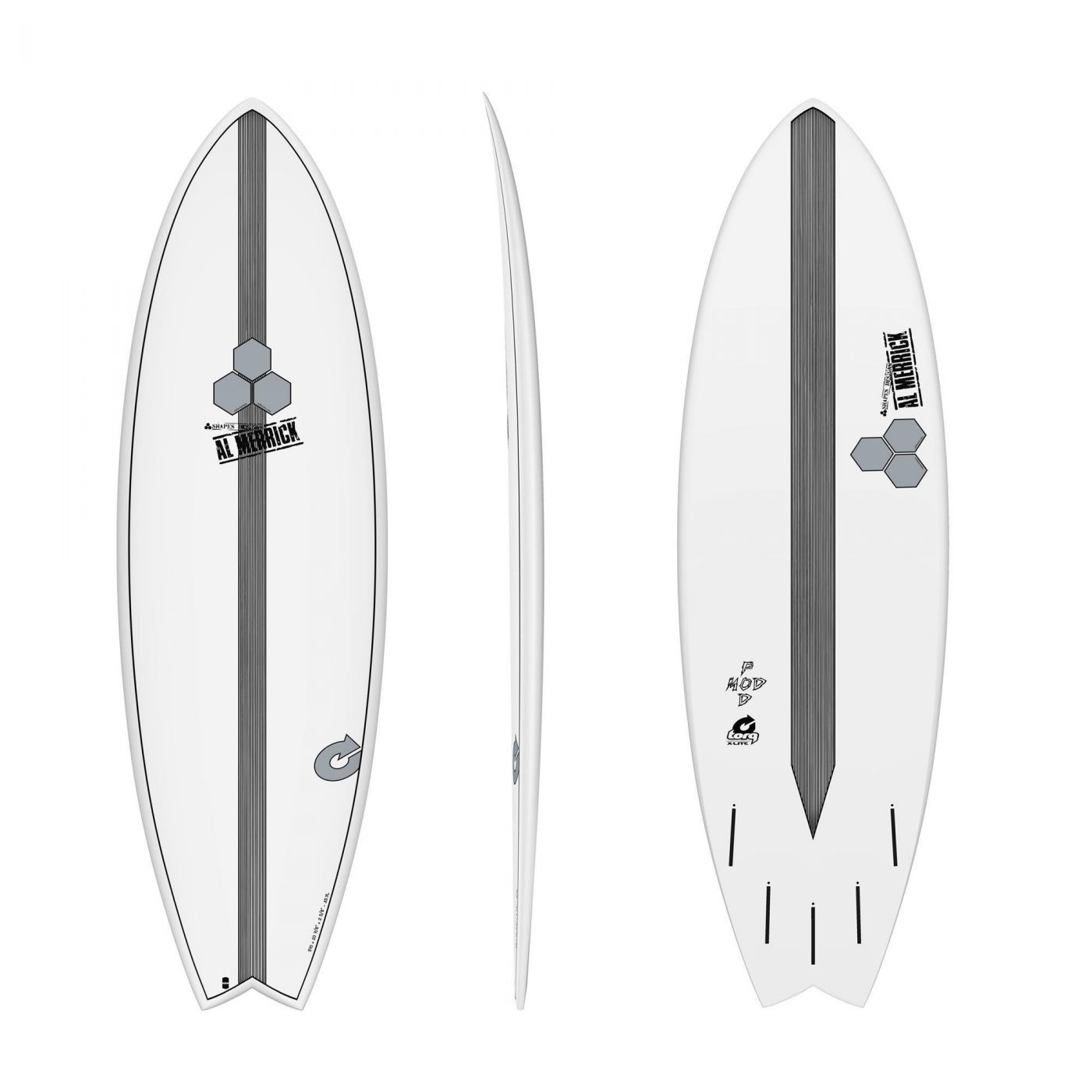Surfboard CHANNEL ISLANDS X-lite Pod Mod 5.10 whit