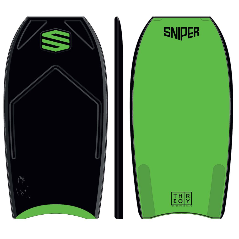 SNIPER Bodyboard Ian Campbell Pro Theory PP 41 blk