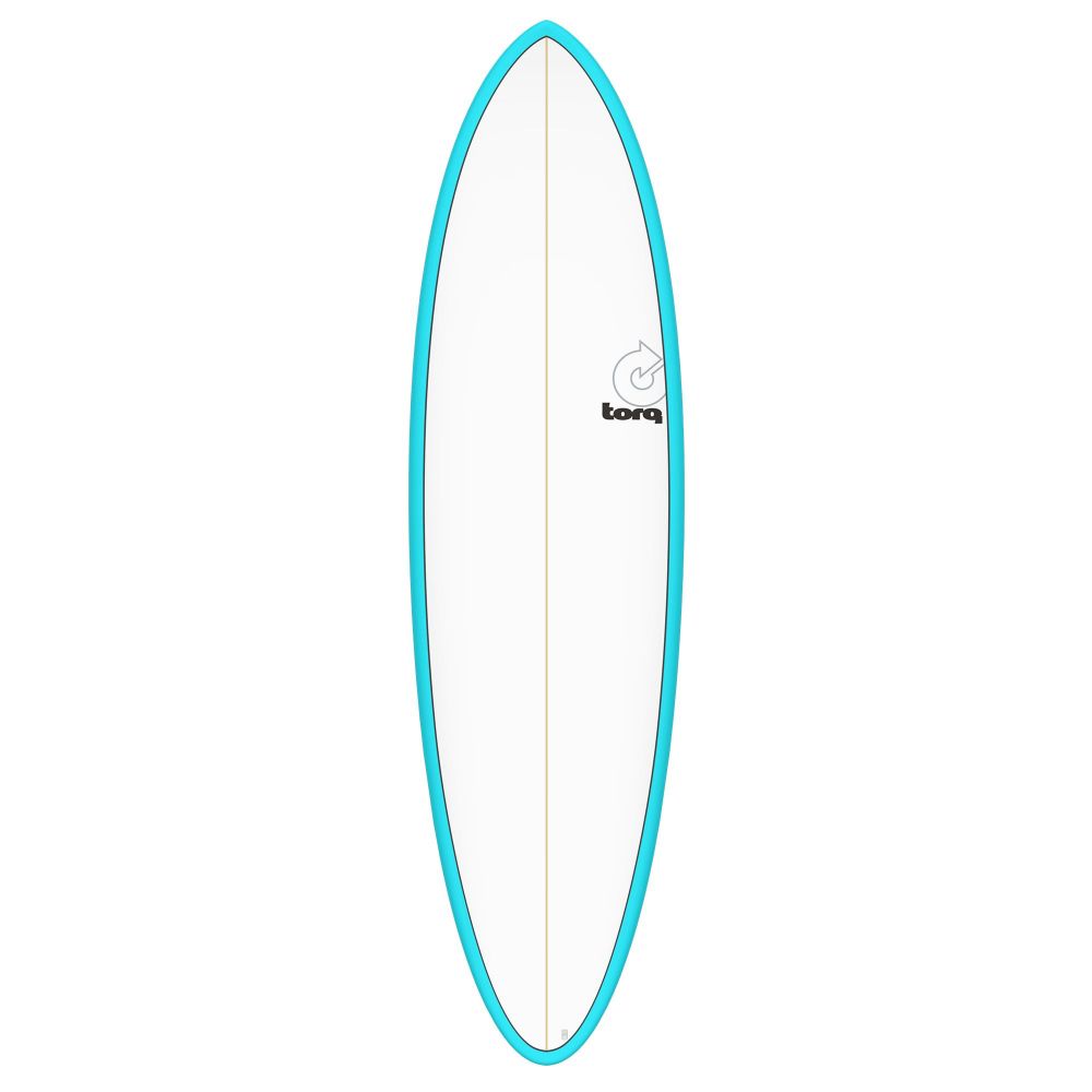 Surfboard TORQ Epoxy TET 6.8 Funboard Blue Pinline
