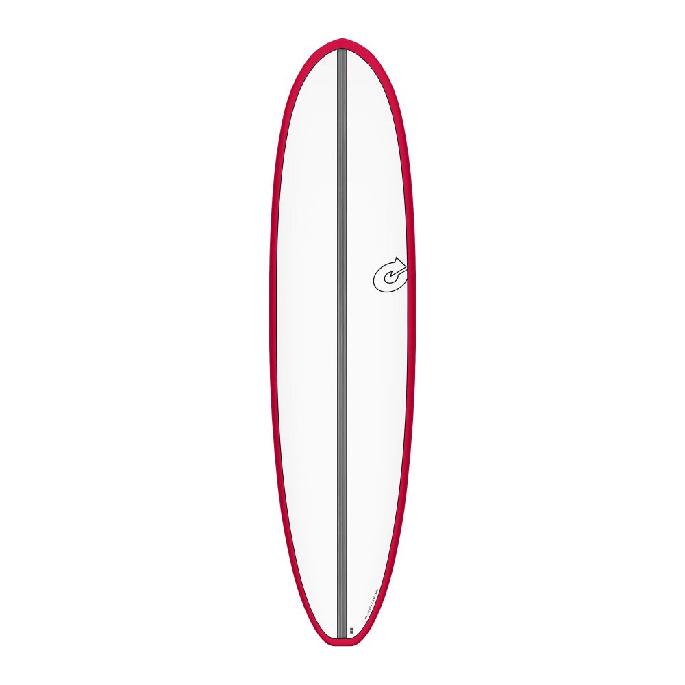 Surfboard TORQ Epoxy TET 7.8 VP Fun Carbon Red