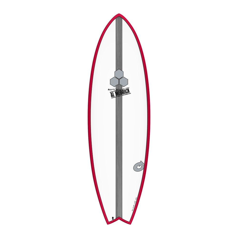 Surfboard CHANNEL ISLANDS X-lite2 PodMod 6.6 red