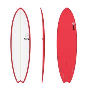 Surfboard TORQ Epoxy TET 6.10 Fish Red Pinline