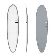 Surfboard TORQ Epoxy TET 7.4 V+ Funboard Grey Pinl